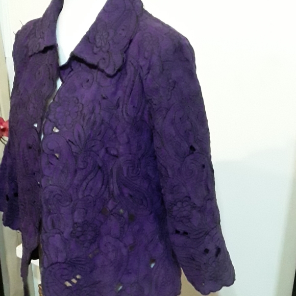 Trenz by Theresa Renz Purple Jacket - Picture 5 of 8